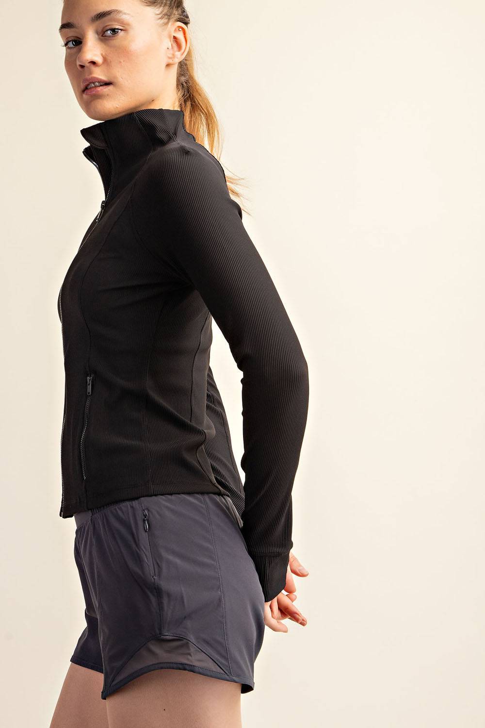 Nylon Rib Active Jacket - Hype Up