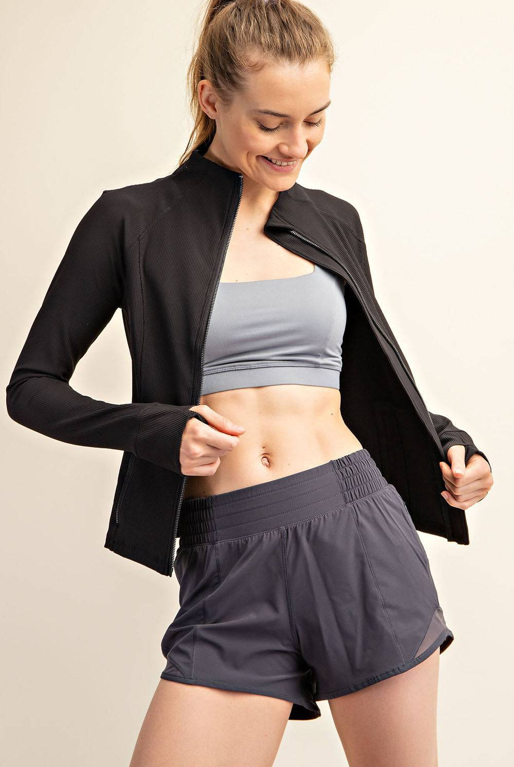 Nylon Rib Active Jacket - Hype Up