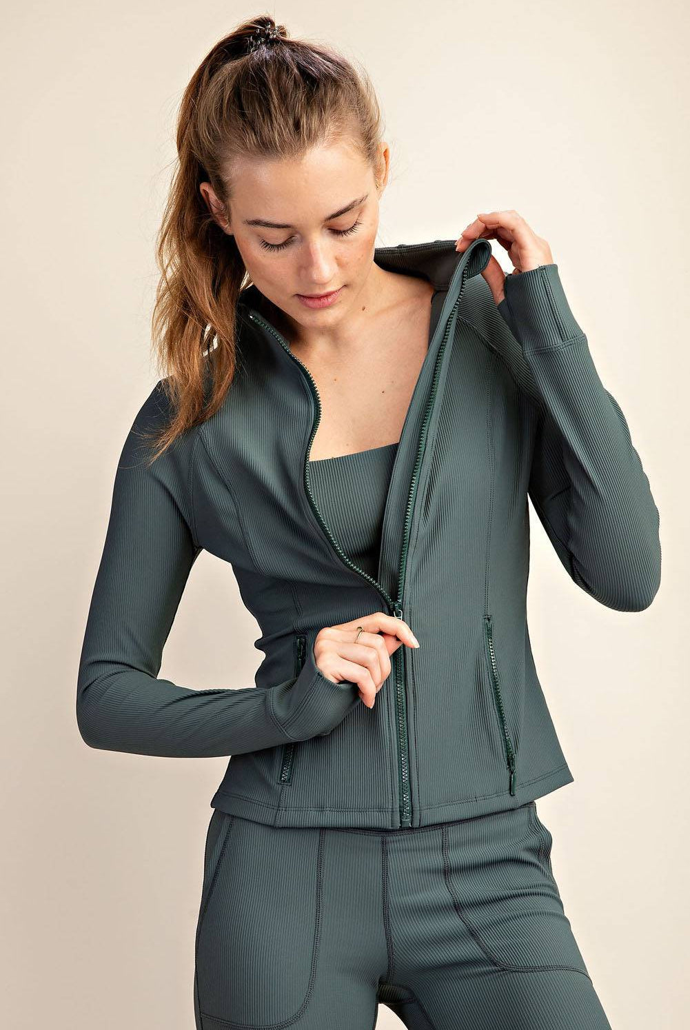 Nylon Rib Active Jacket - Hype Up