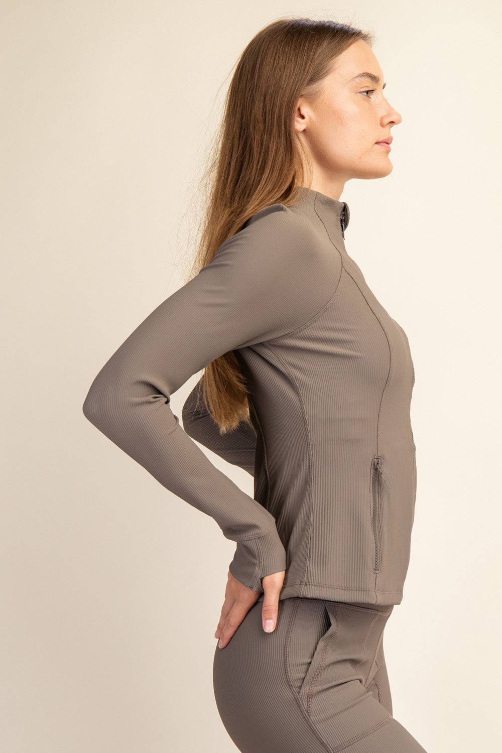 Nylon Rib Active Jacket - Hype Up