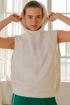 Oversized Sleeveless Hoodie - Hype Up