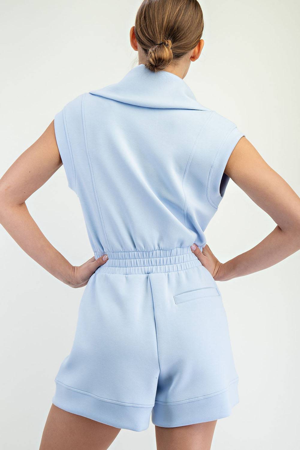 Modal Scuba Romper - Hype Up