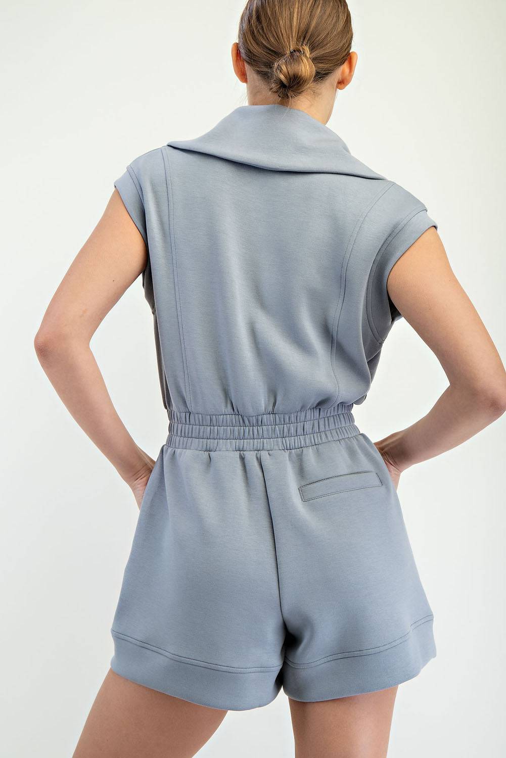 Modal Scuba Romper - Hype Up