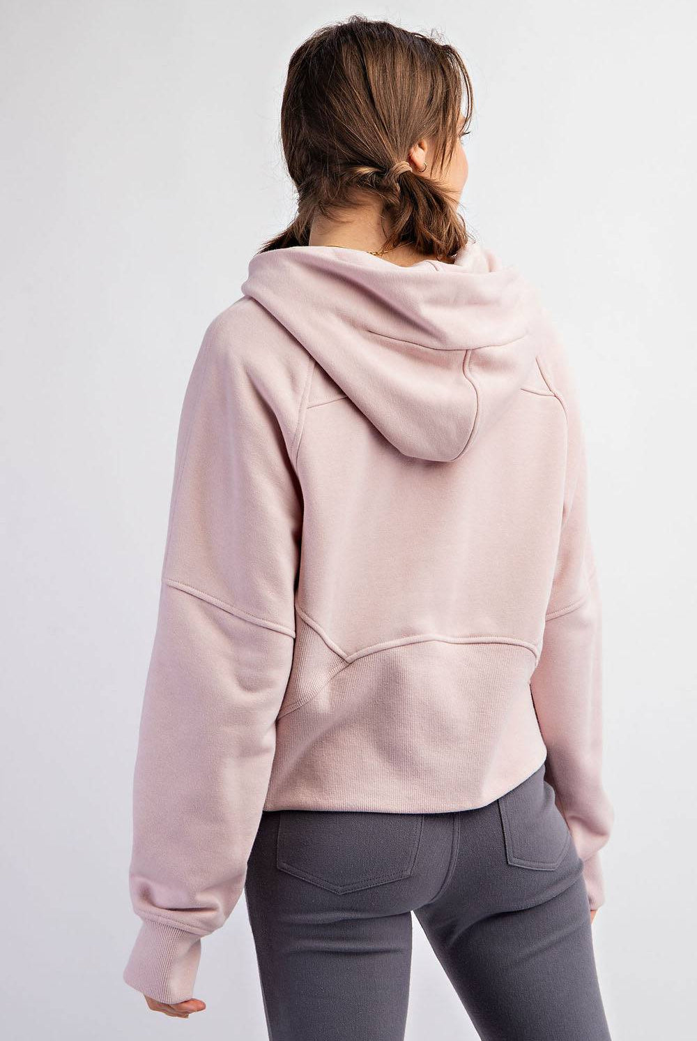 Quarter Zip Hoodie Jacket - Hype Up