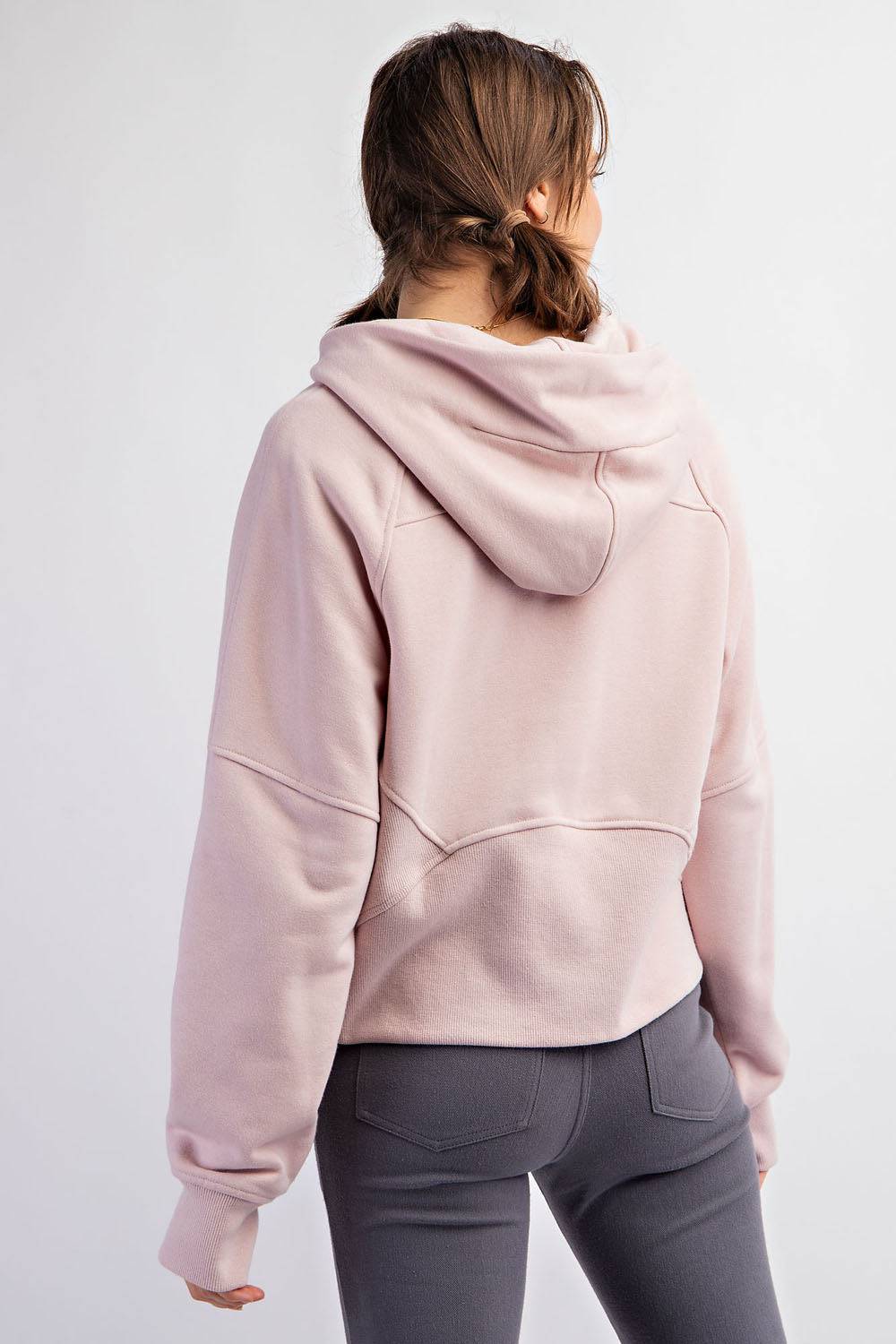 Quarter Zip Hoodie Jacket - Hype Up