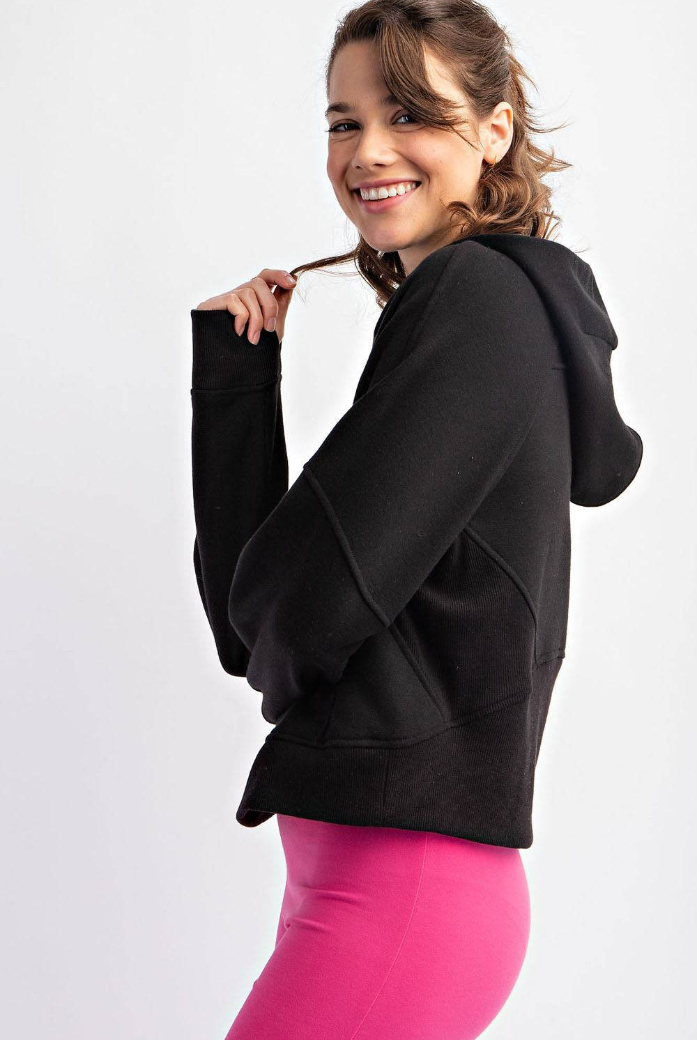 Quarter Zip Hoodie Jacket - Hype Up