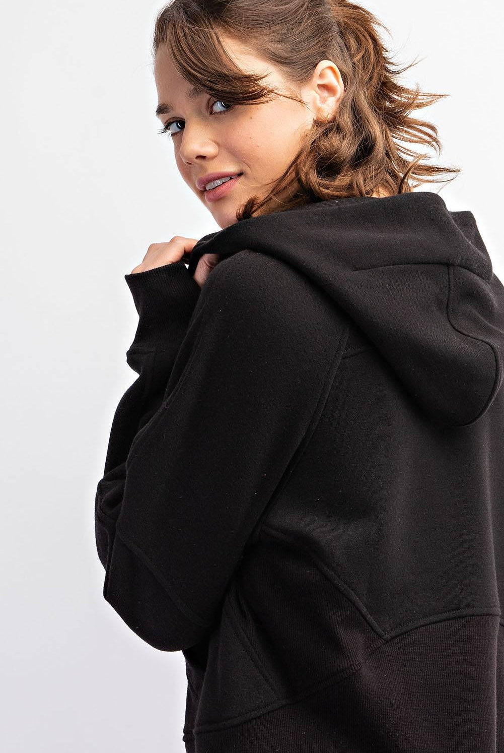 Quarter Zip Hoodie Jacket - Hype Up