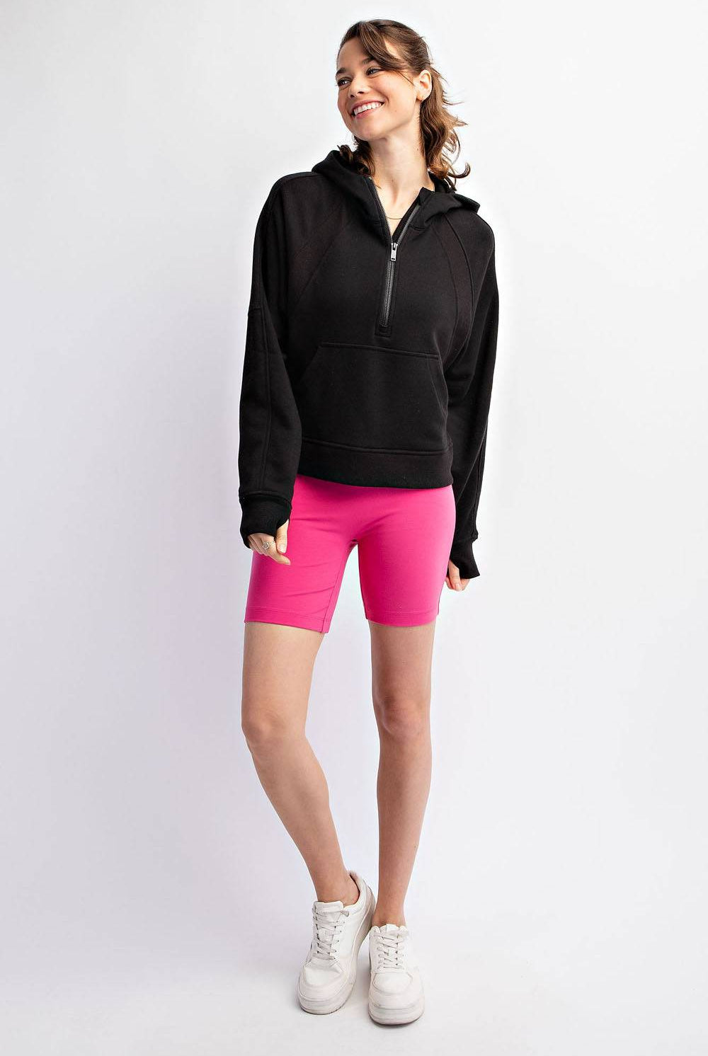 Quarter Zip Hoodie Jacket - Hype Up