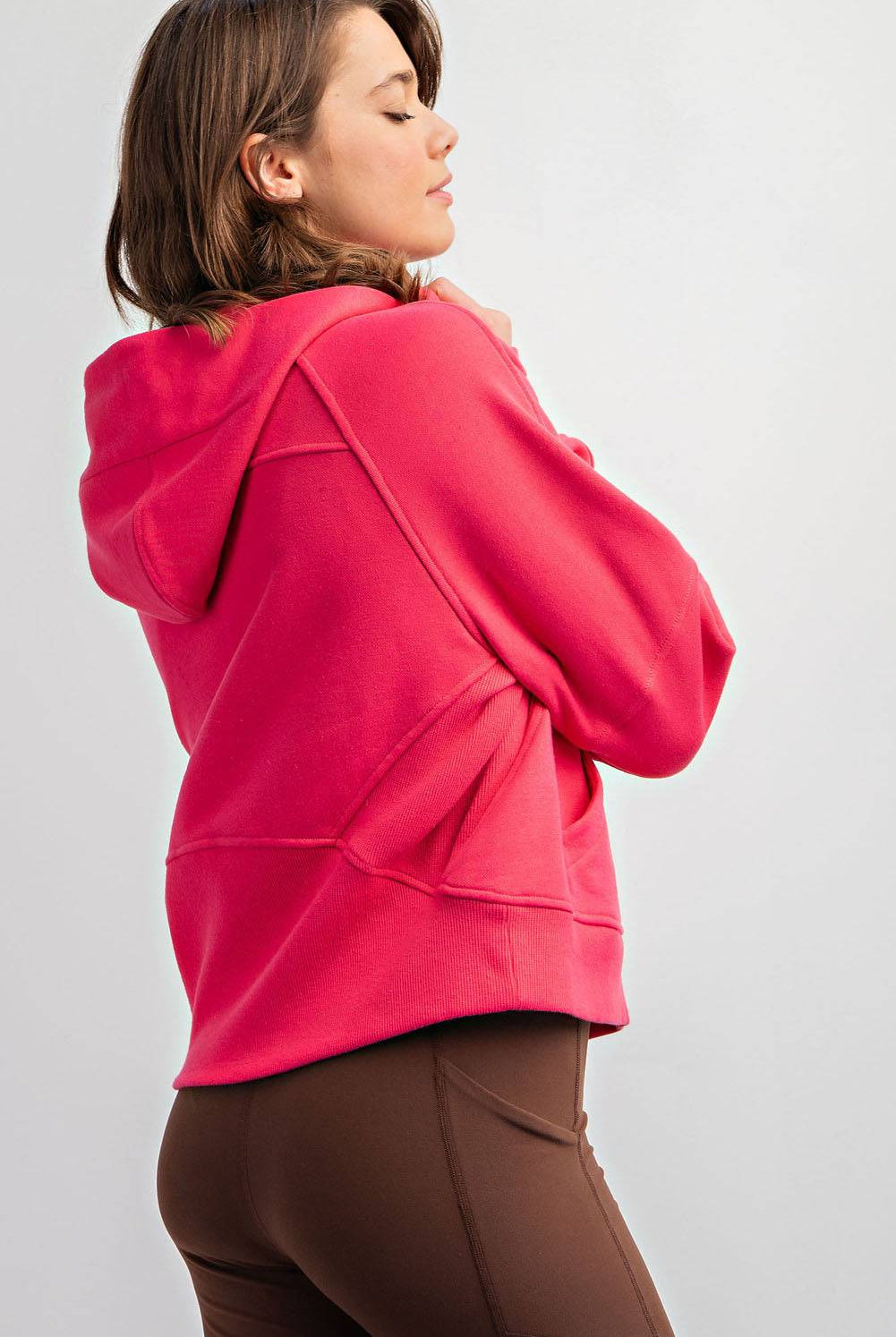 Quarter Zip Hoodie Jacket - Hype Up