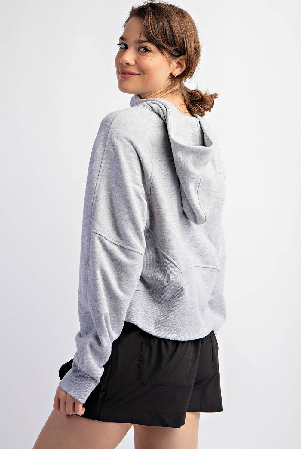 Quarter Zip Hoodie Jacket - Hype Up