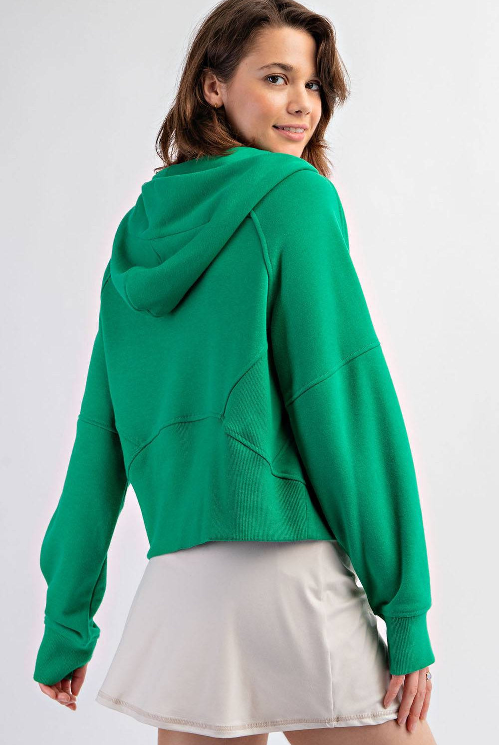 Quarter Zip Hoodie Jacket - Hype Up