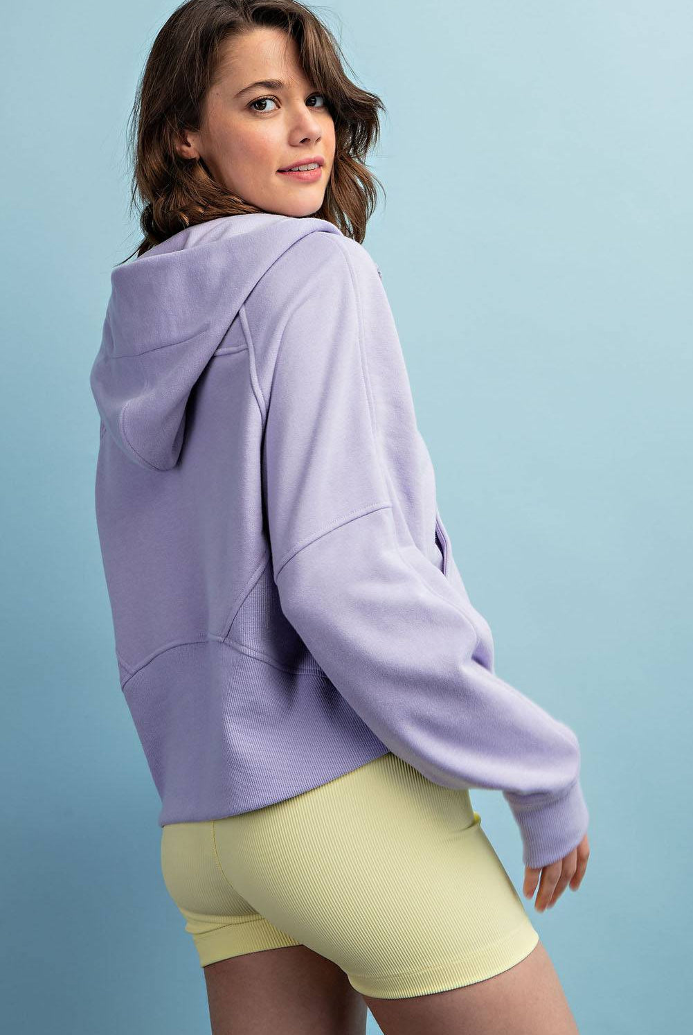 Quarter Zip Hoodie Jacket - Hype Up