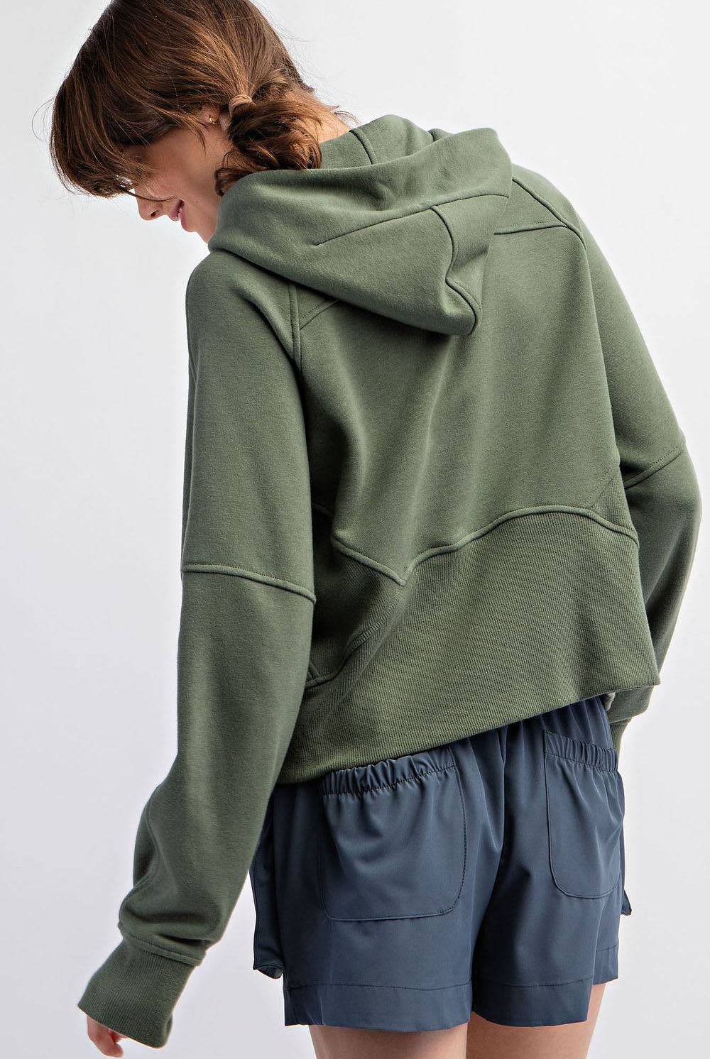 Quarter Zip Hoodie Jacket - Hype Up