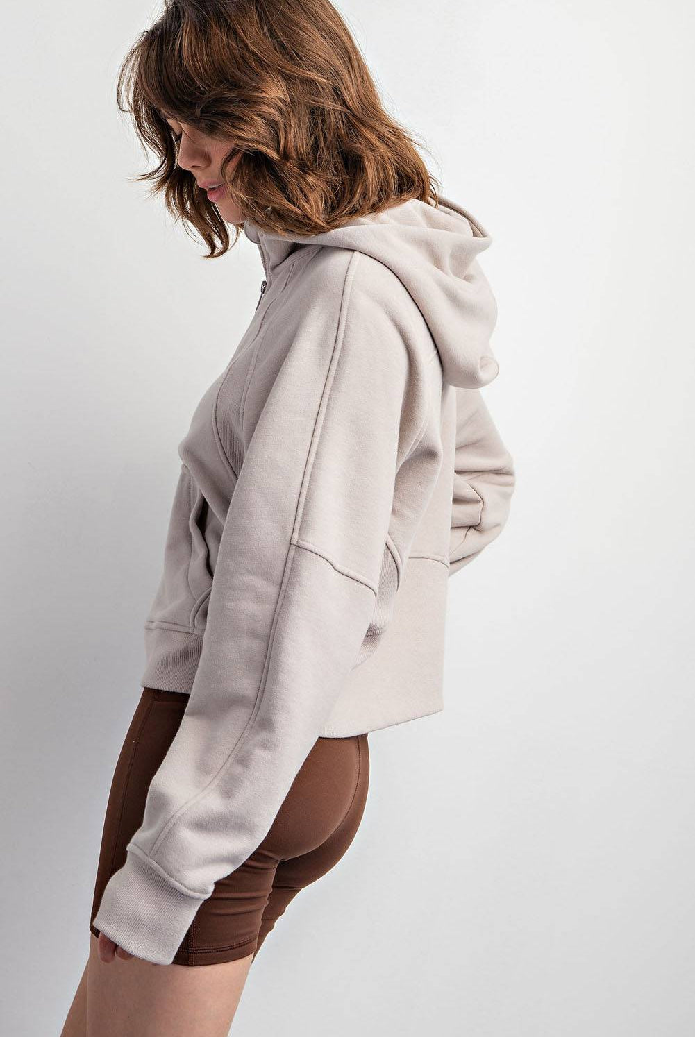 Quarter Zip Hoodie Jacket - Hype Up