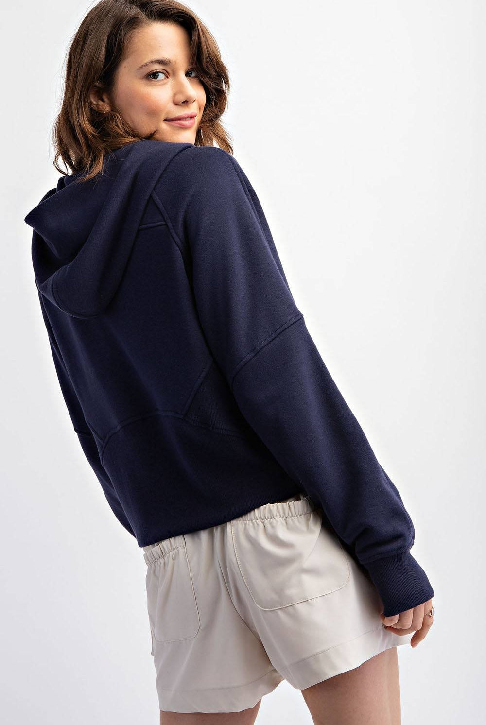 Quarter Zip Hoodie Jacket - Hype Up