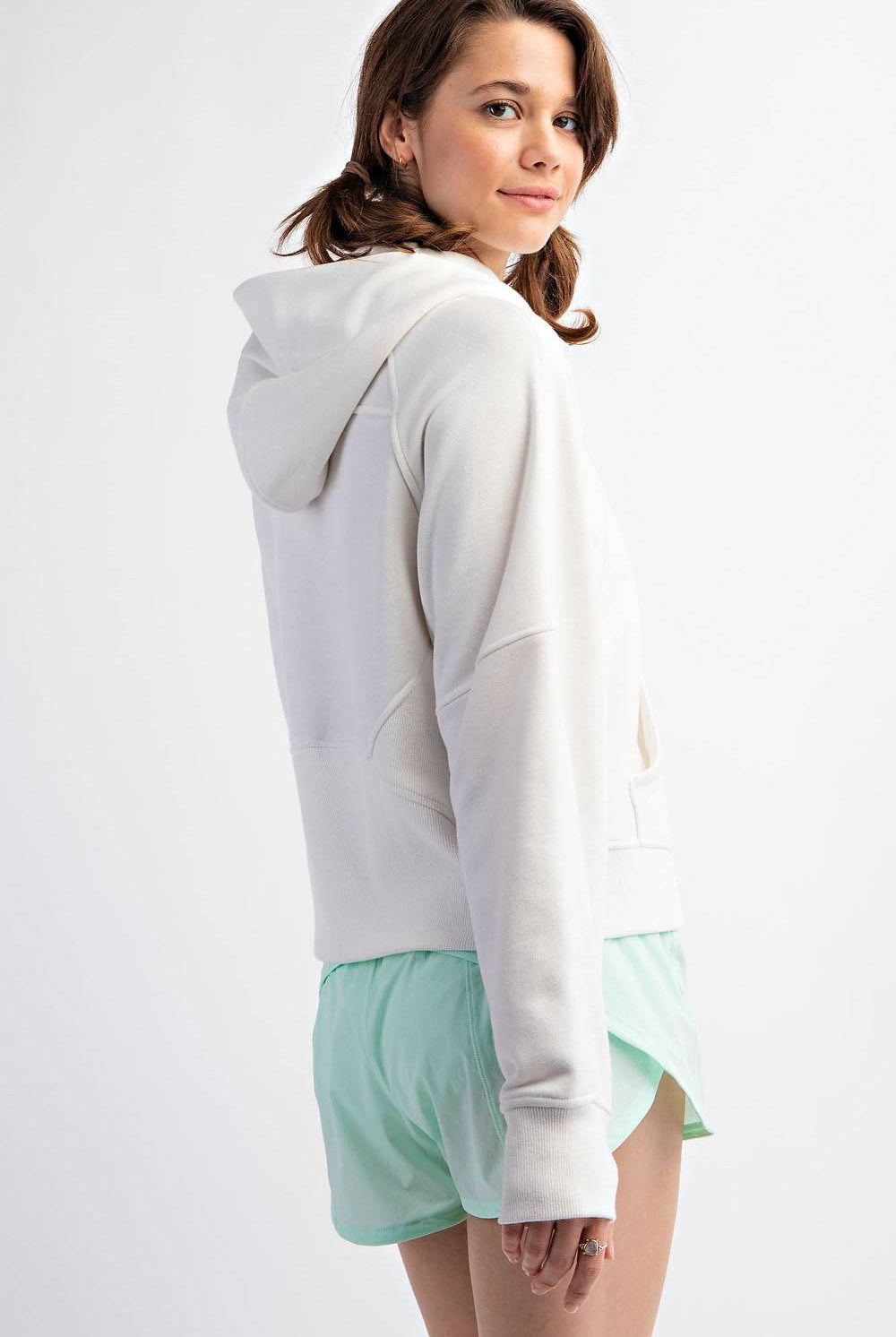 Quarter Zip Hoodie Jacket - Hype Up