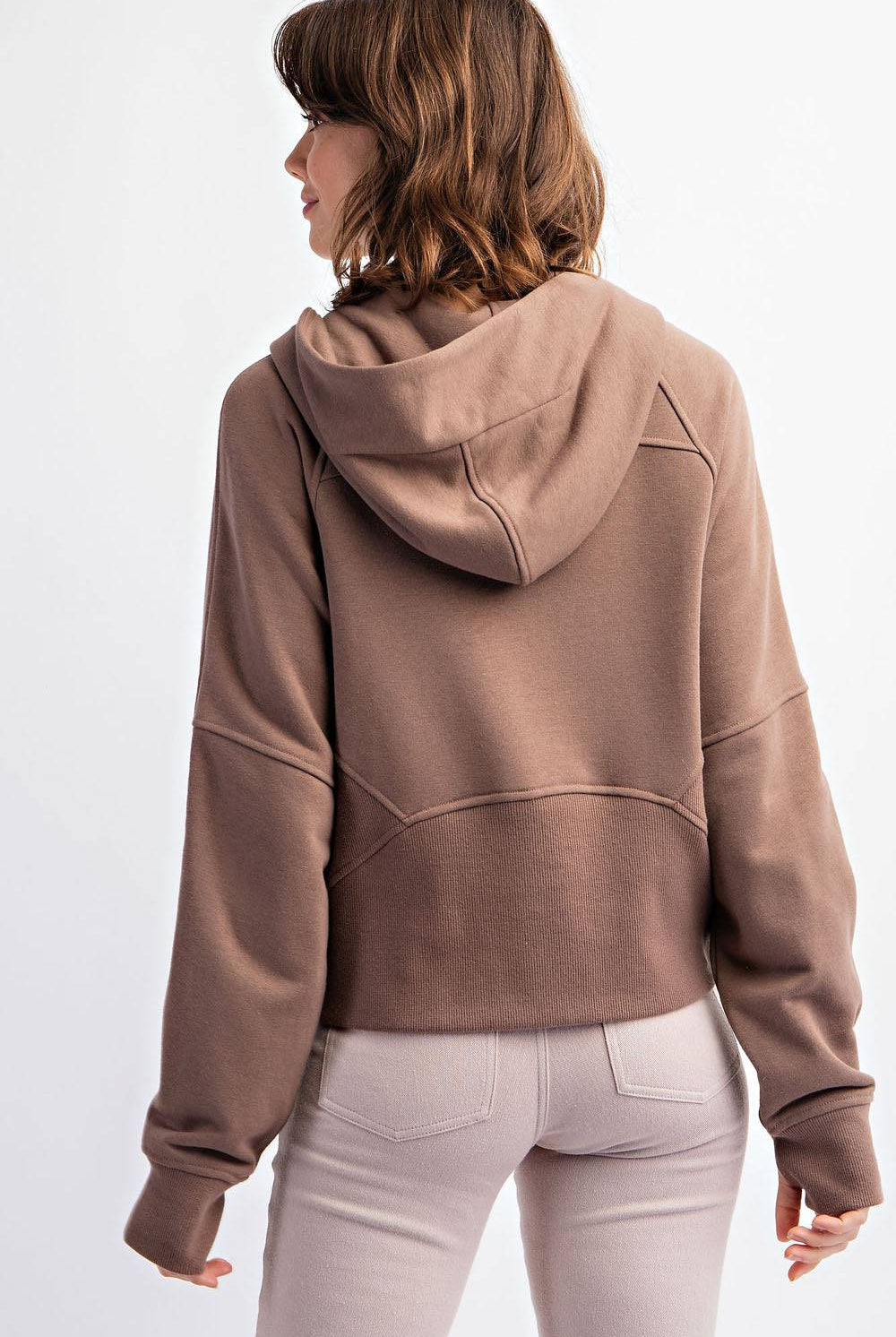 Quarter Zip Hoodie Jacket - Hype Up