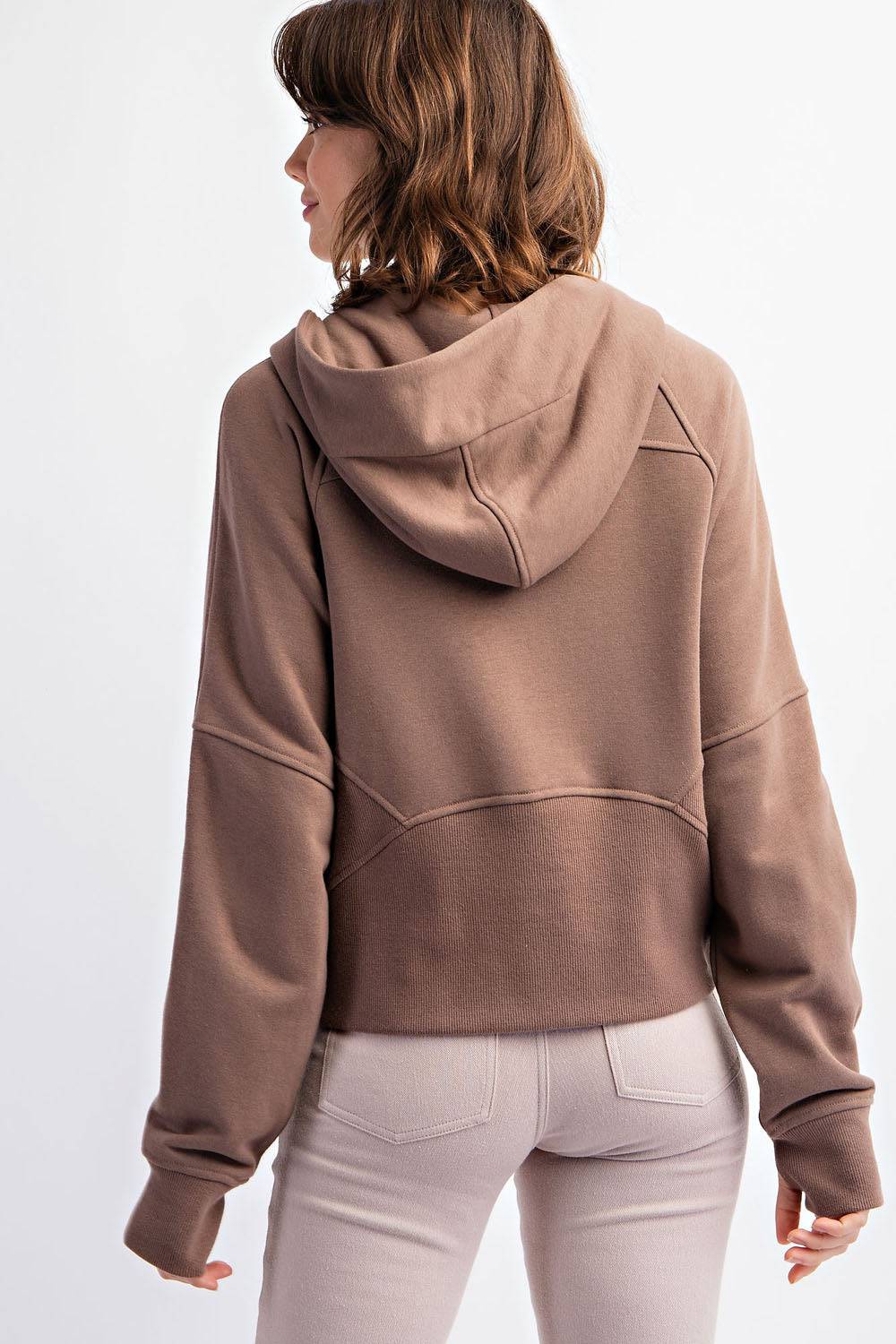 Quarter Zip Hoodie Jacket - Hype Up