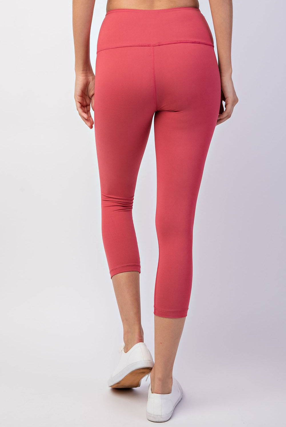 Capri Yoga Leggings - Hype Up
