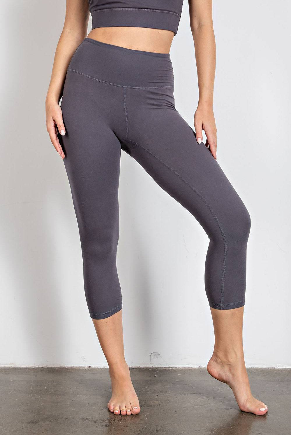 Capri Yoga Leggings - Hype Up