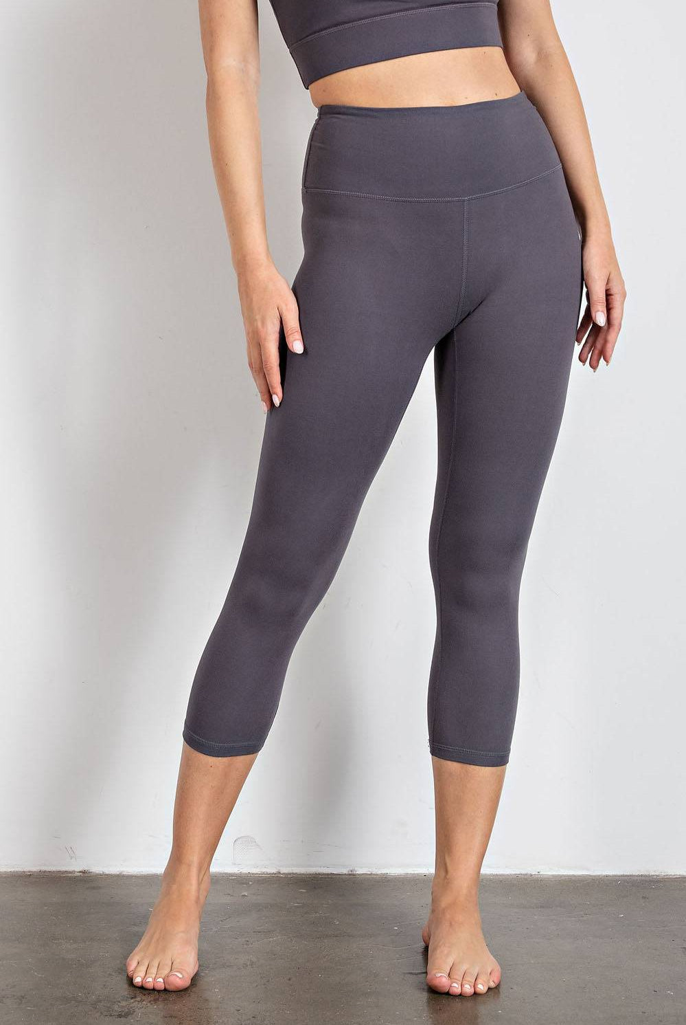 Capri Yoga Leggings - Hype Up