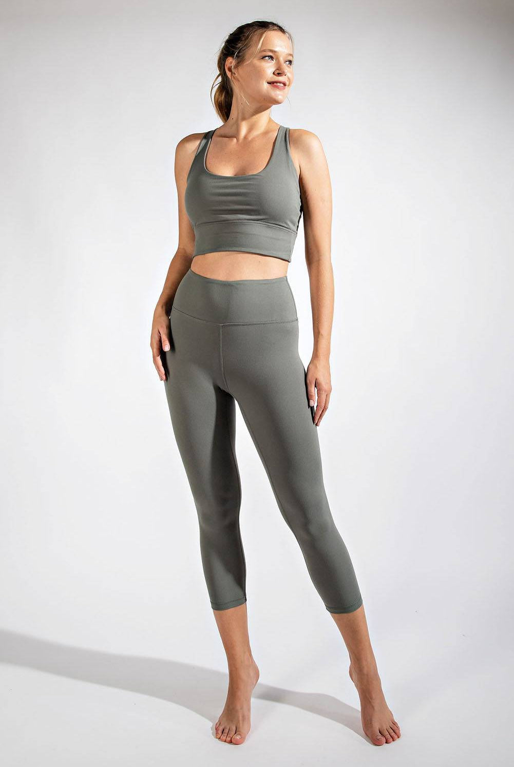 Capri Yoga Leggings - Hype Up