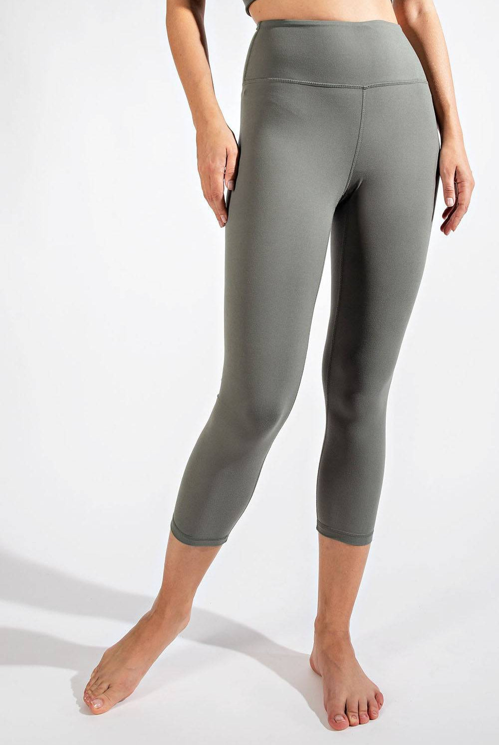 Capri Yoga Leggings - Hype Up