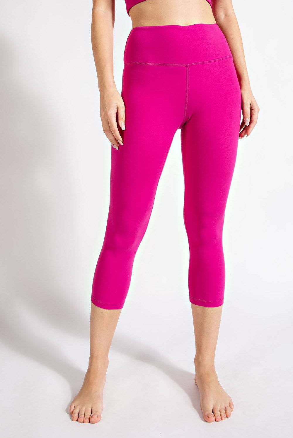 Capri Yoga Leggings - Hype Up