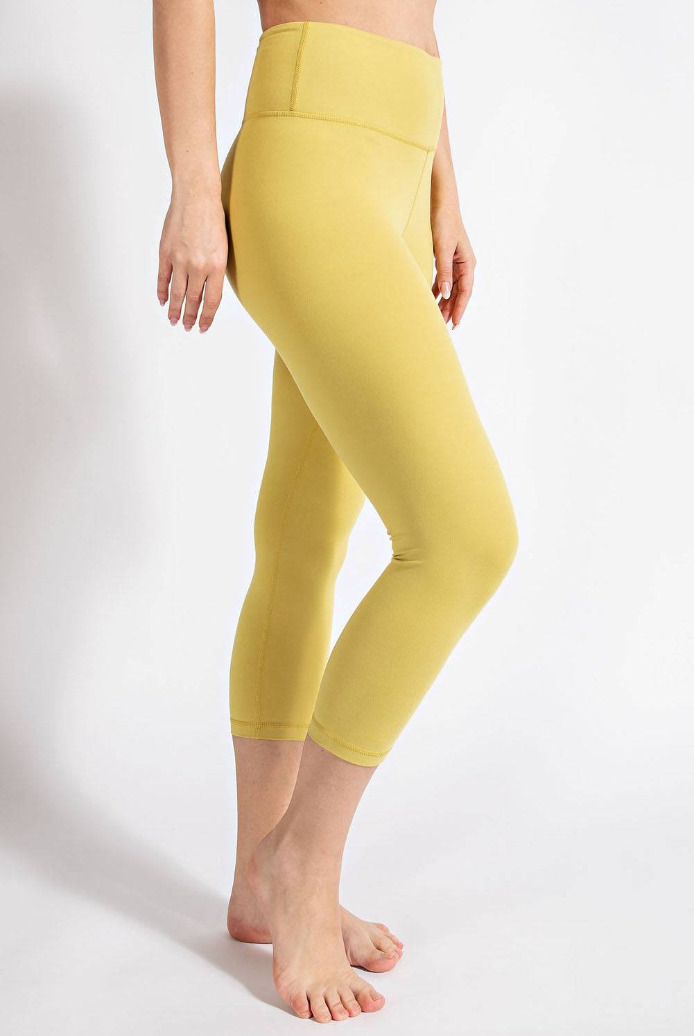 Capri Yoga Leggings - Hype Up