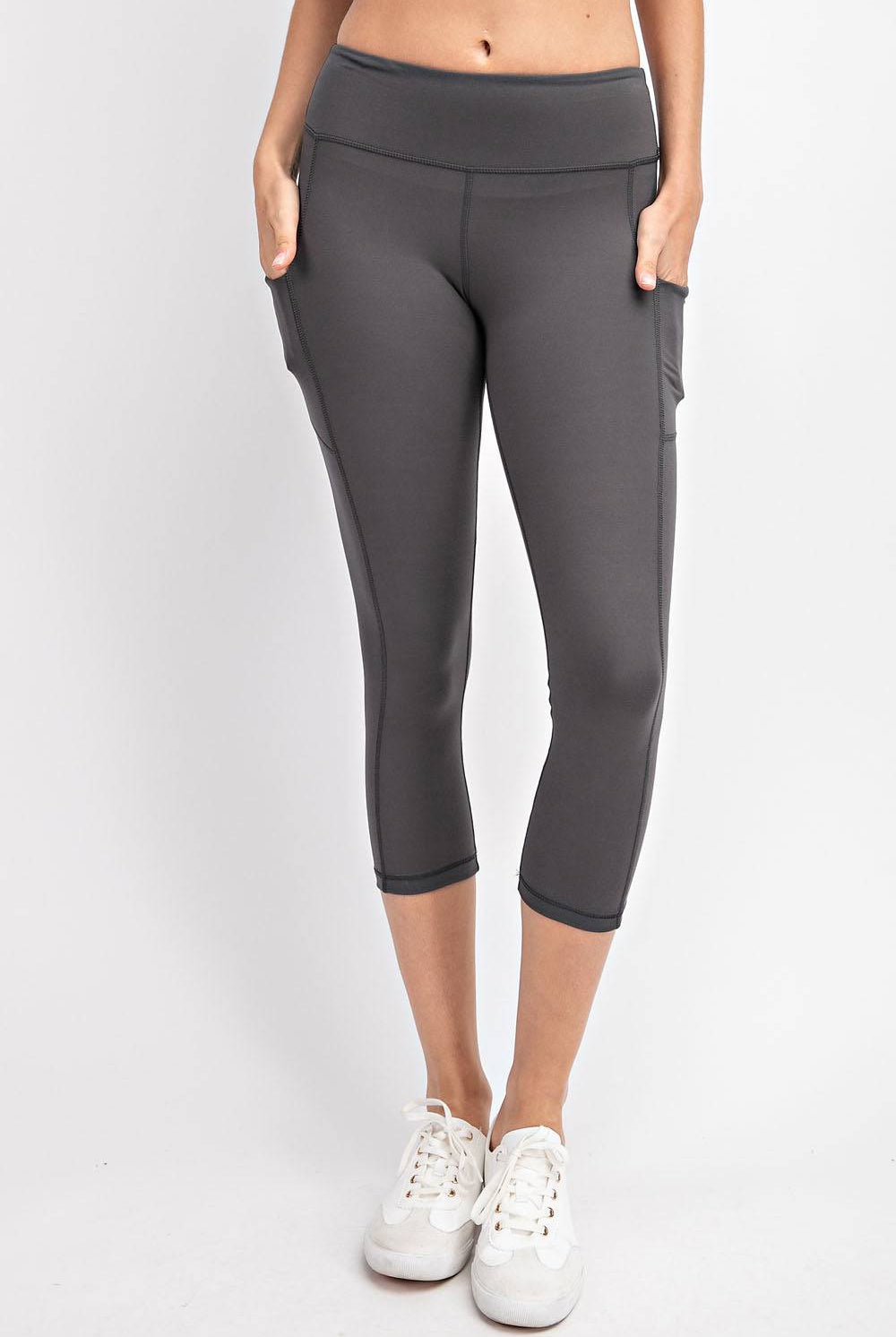 Capri Yoga Leggings With Pocket - Hype Up