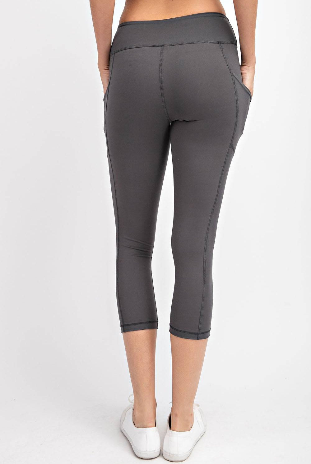 Capri Yoga Leggings With Pocket - Hype Up