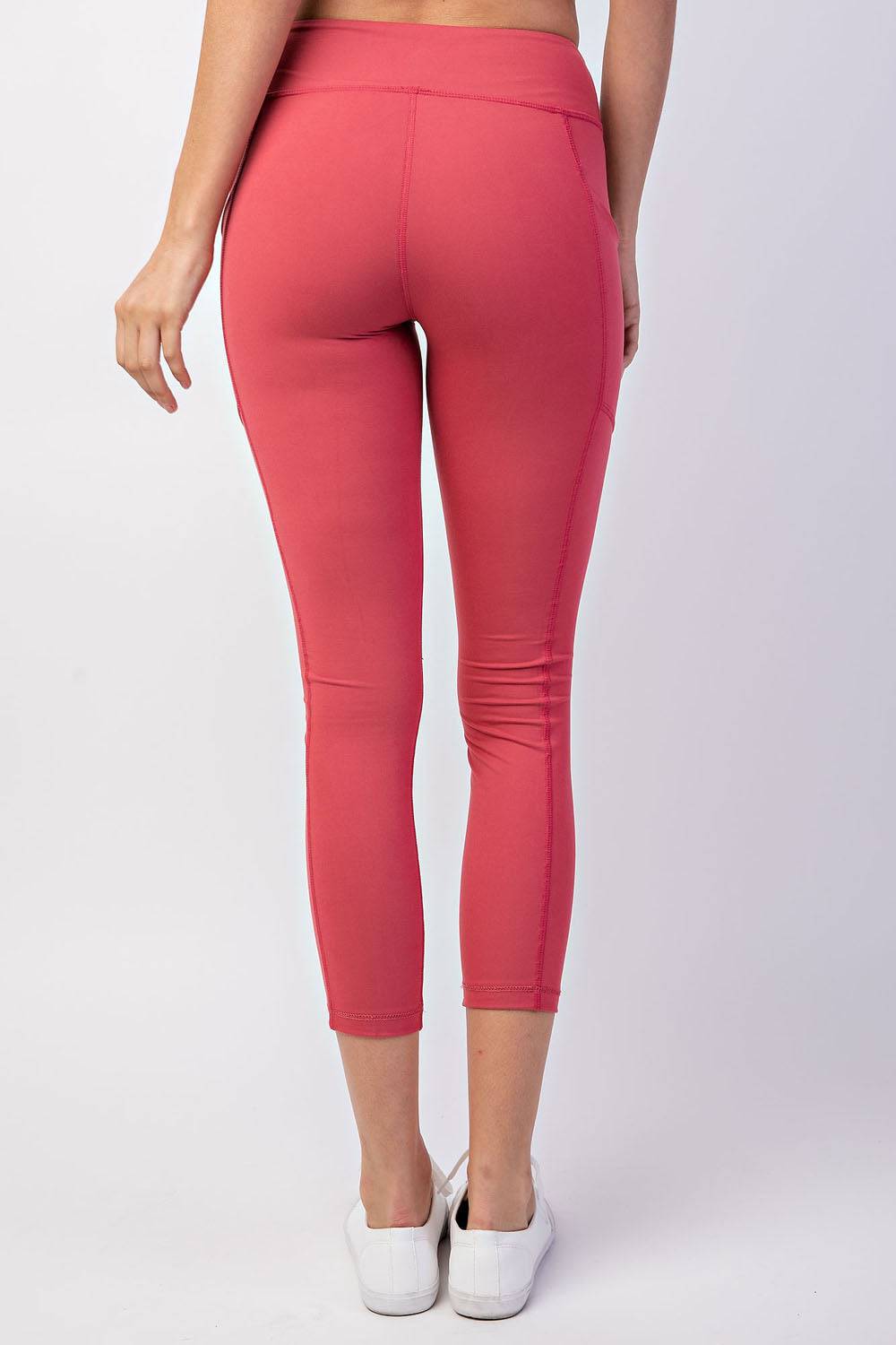 Capri Yoga Leggings With Pocket - Hype Up