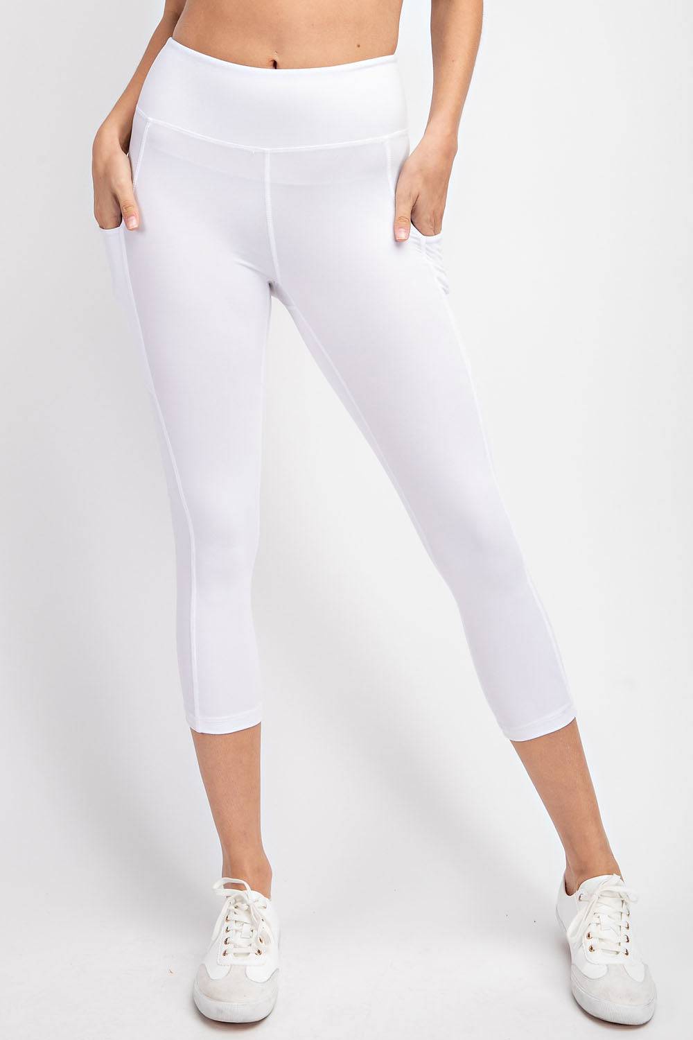 Capri Yoga Leggings With Pocket - Hype Up