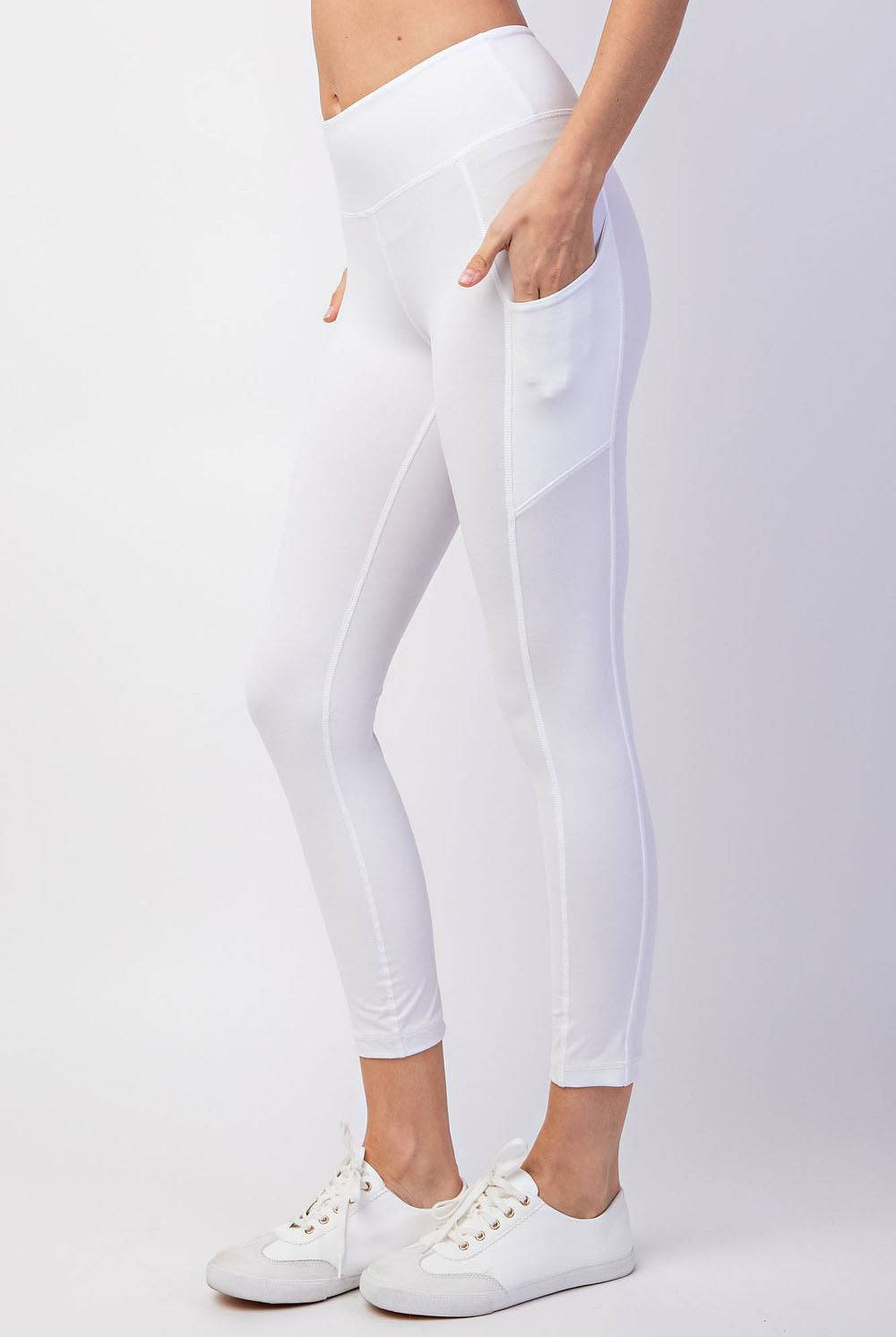 Capri Yoga Leggings With Pocket - Hype Up