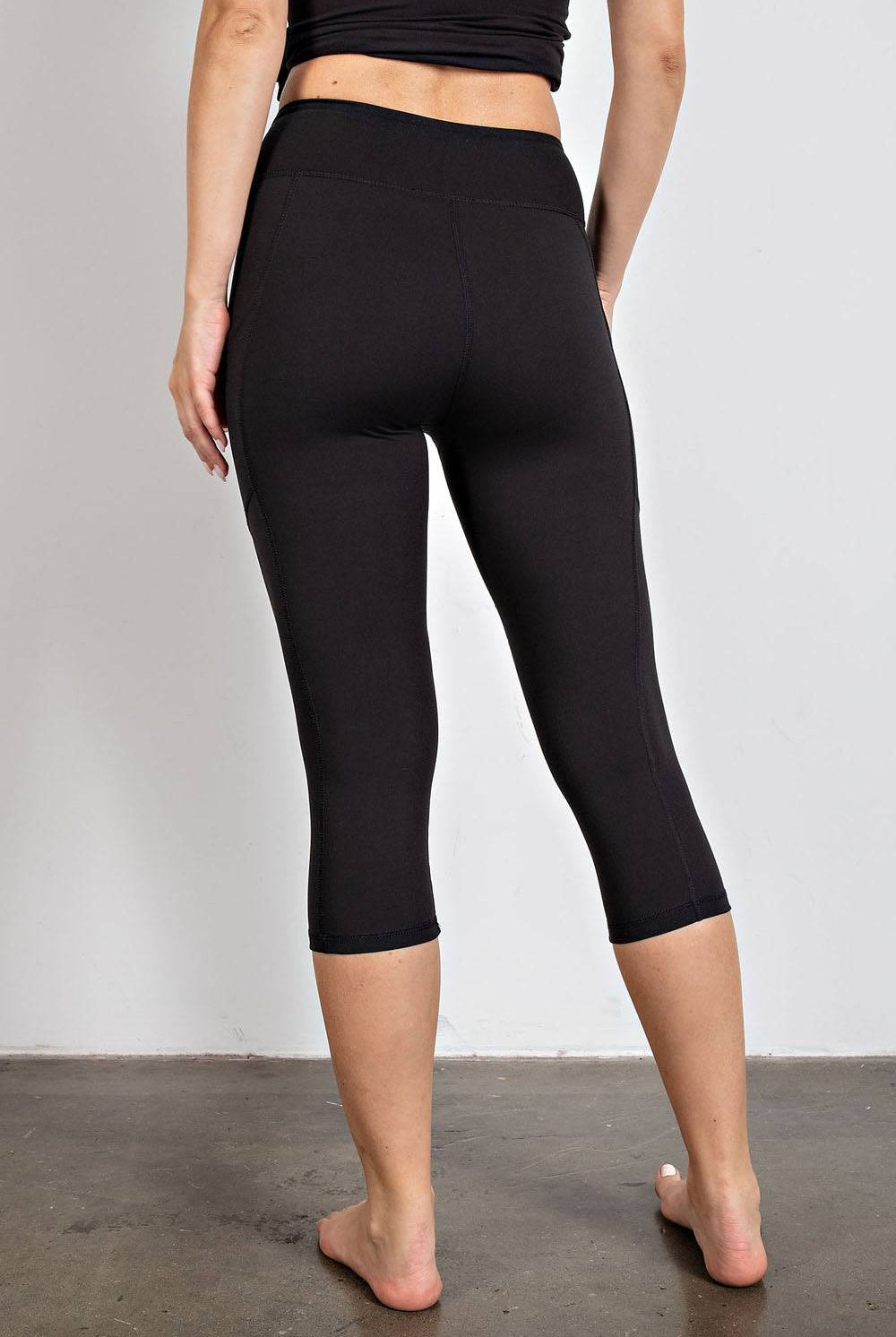 Capri Yoga Leggings With Pocket - Hype Up