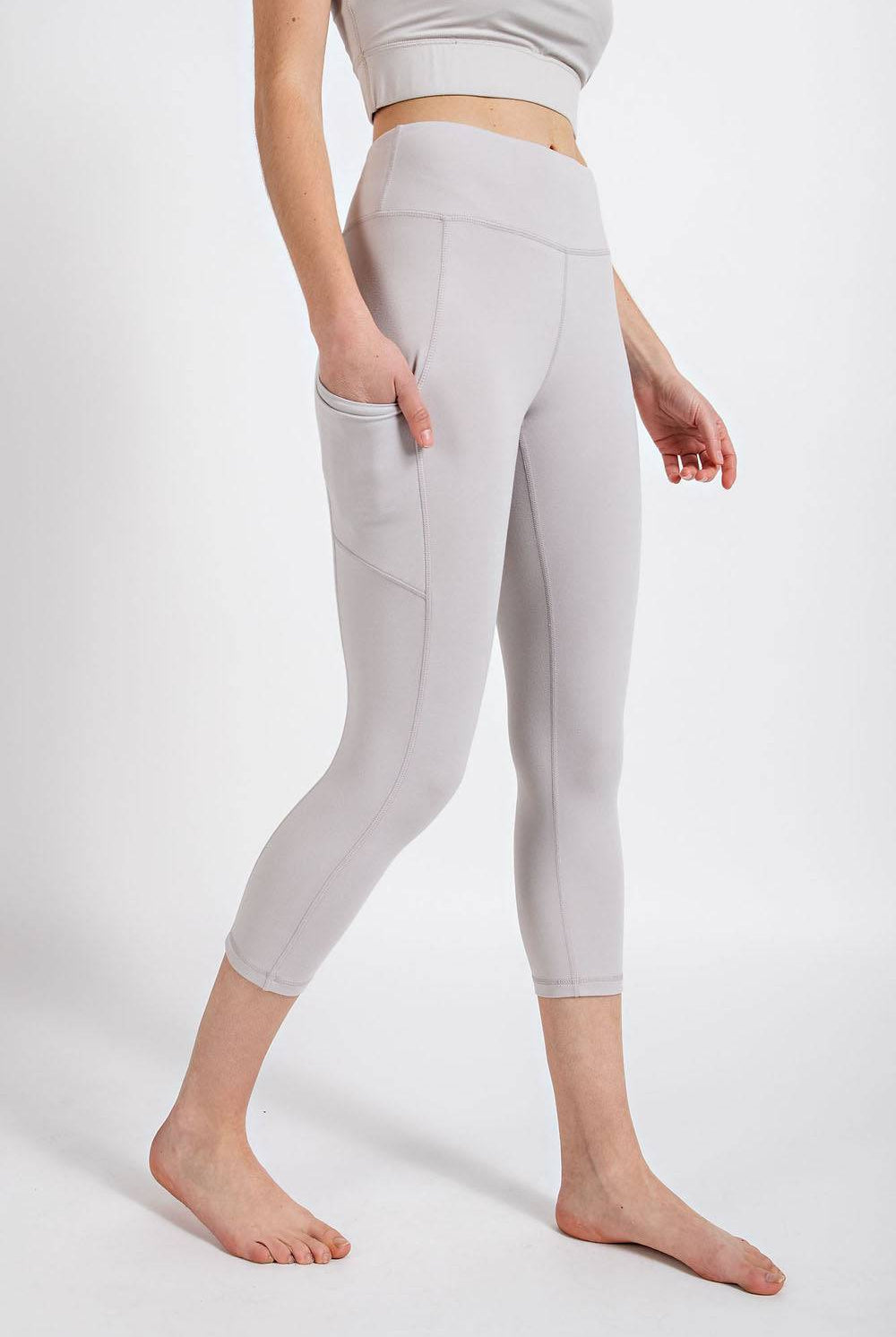 Capri Yoga Leggings With Pocket - Hype Up