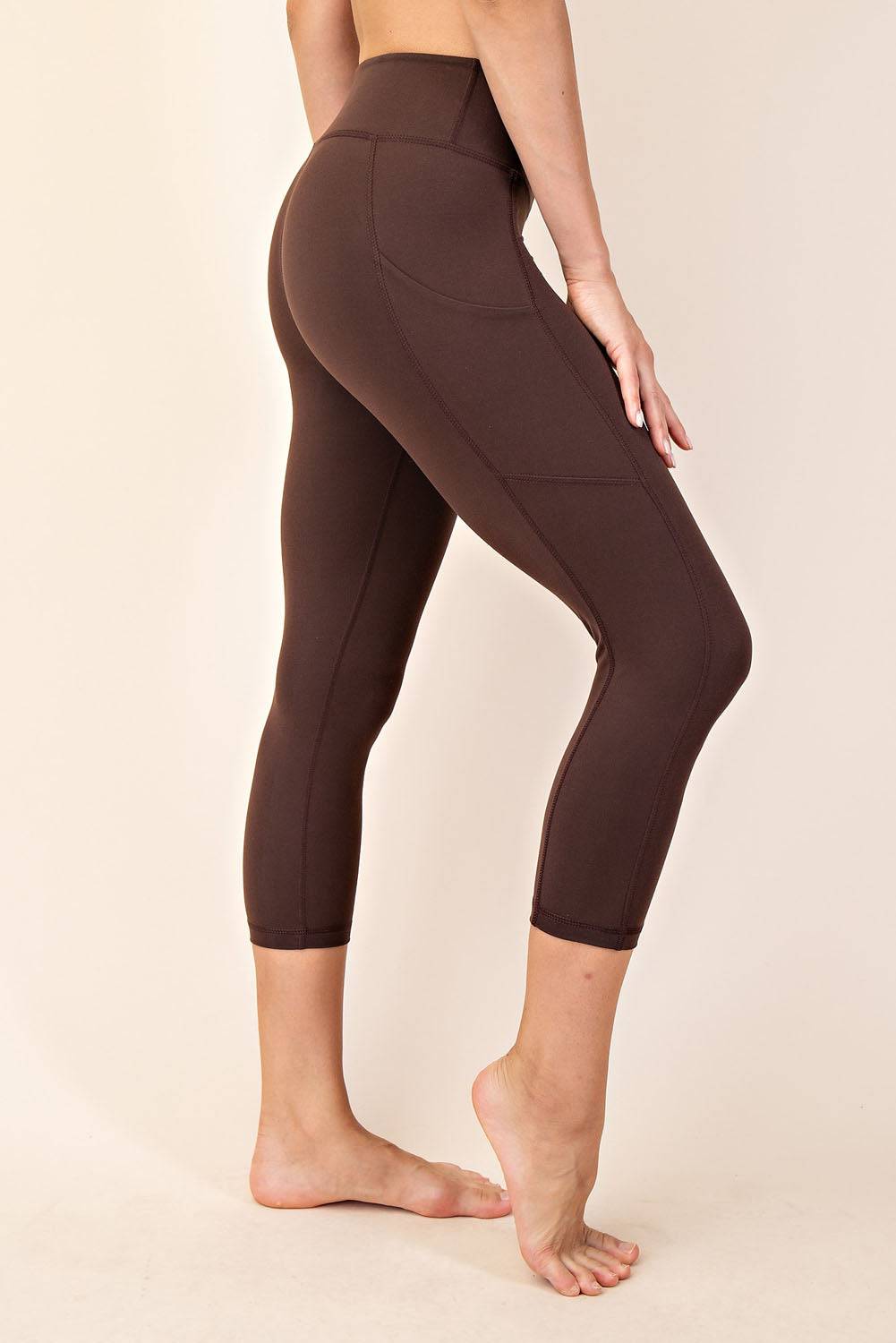 Capri Yoga Leggings With Pocket - Hype Up