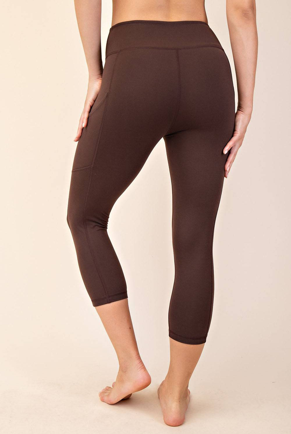Capri Yoga Leggings With Pocket - Hype Up