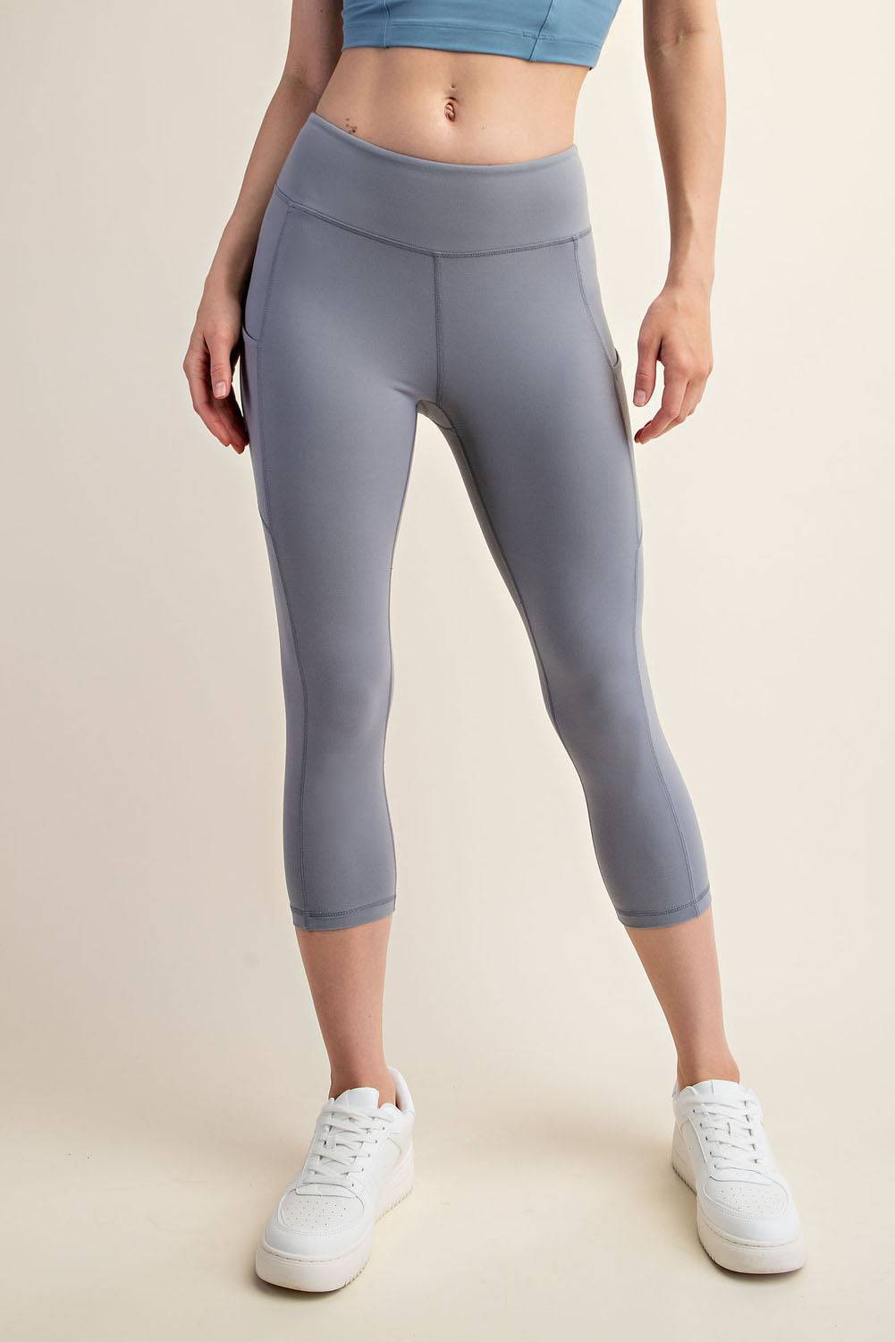 Capri Yoga Leggings With Pocket - Hype Up