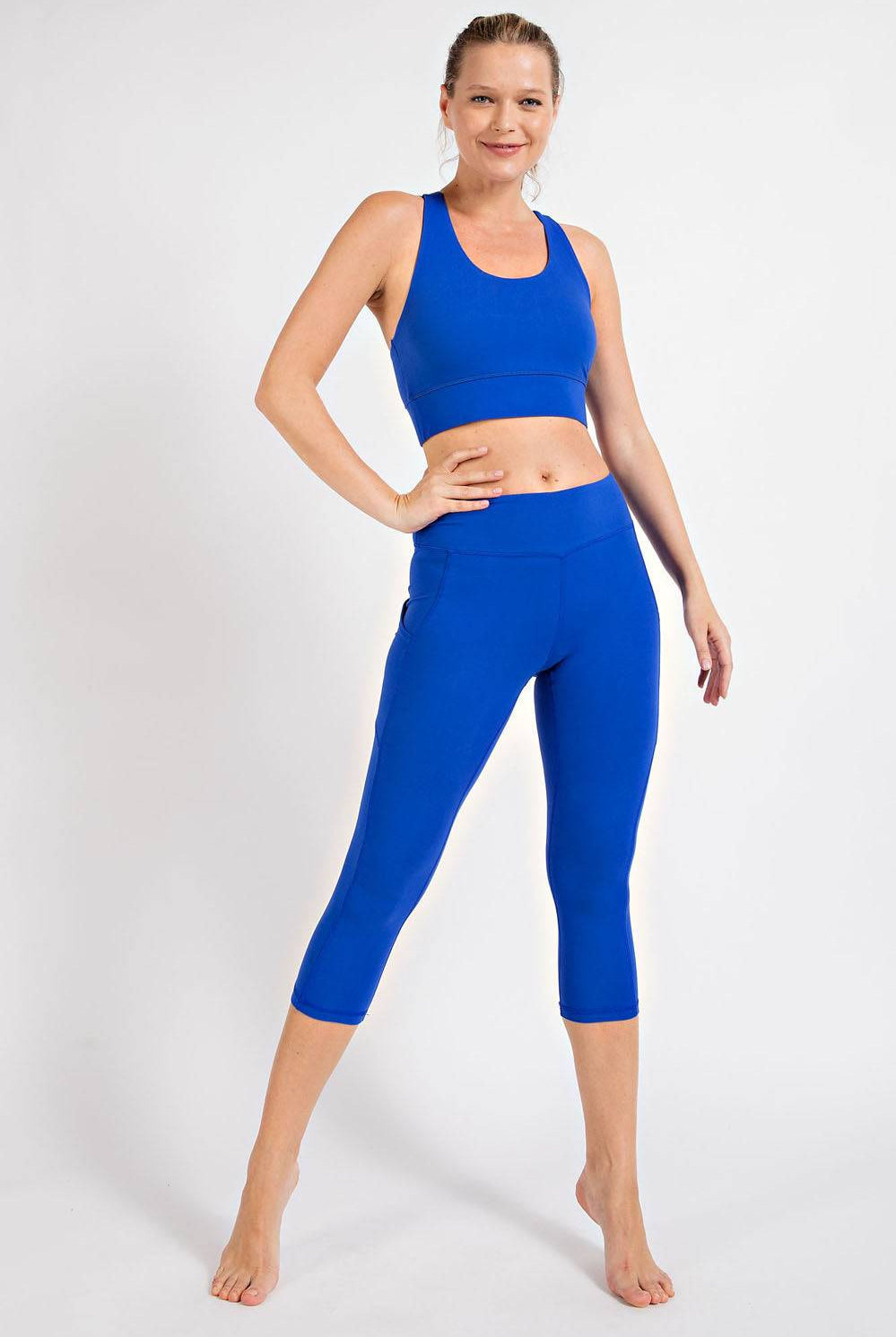 Capri Yoga Leggings With Pocket - Hype Up
