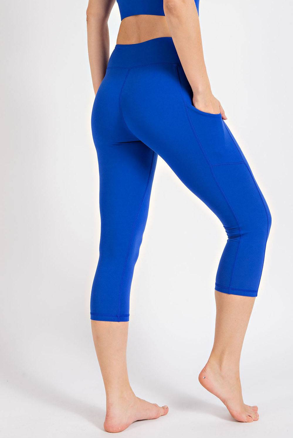 Capri Yoga Leggings With Pocket - Hype Up