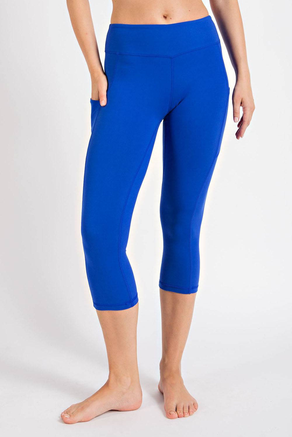 Capri Yoga Leggings With Pocket - Hype Up