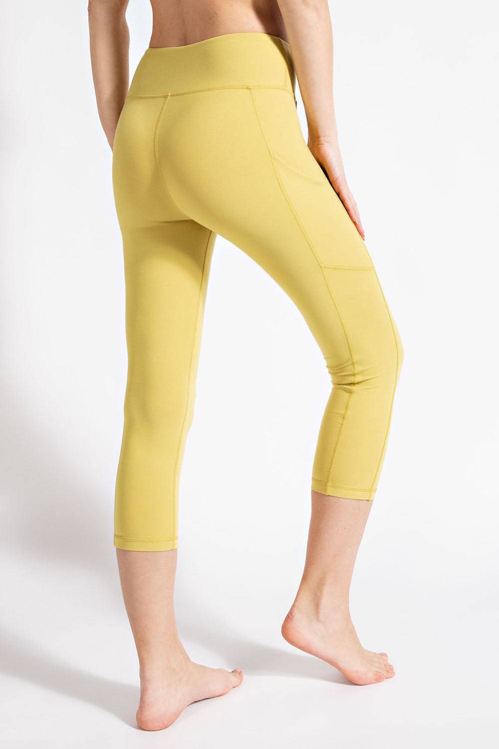 Capri Yoga Leggings With Pocket - Hype Up