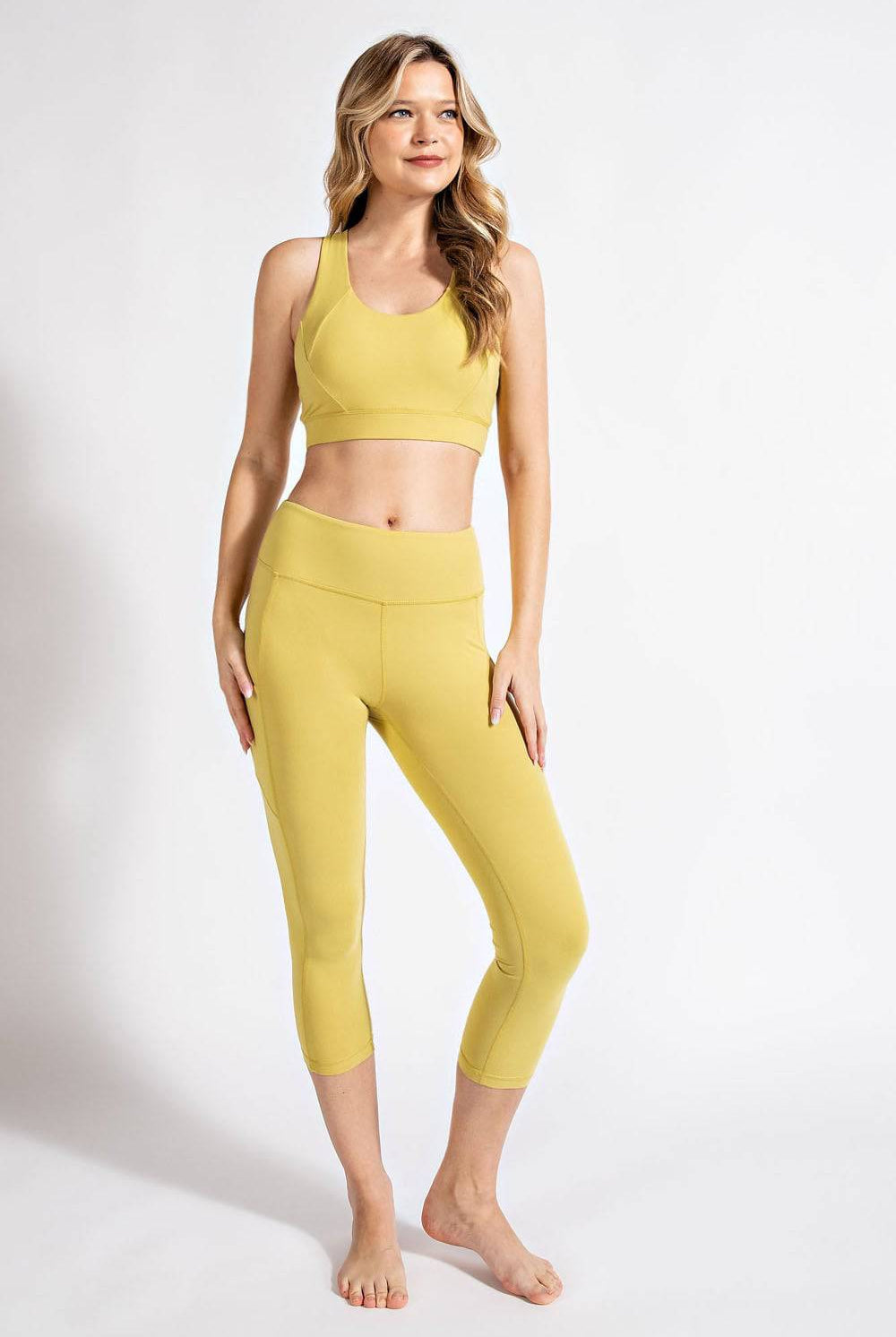 Capri Yoga Leggings With Pocket - Hype Up