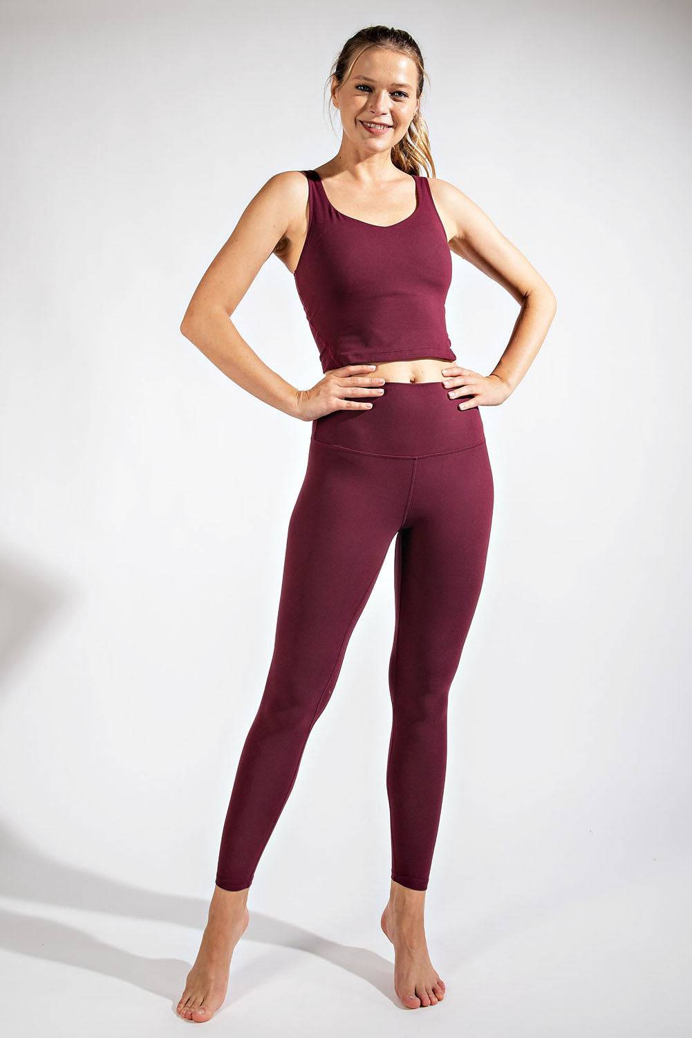 Tow Line Stitch Yoga Leggings - Hype Up