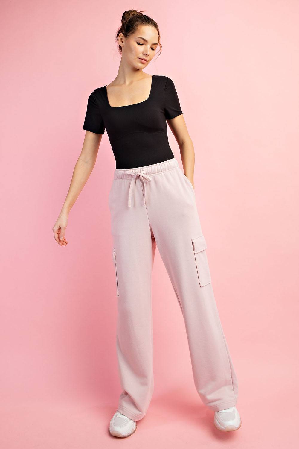 Straight Cargo Sweatpant - Hype Up