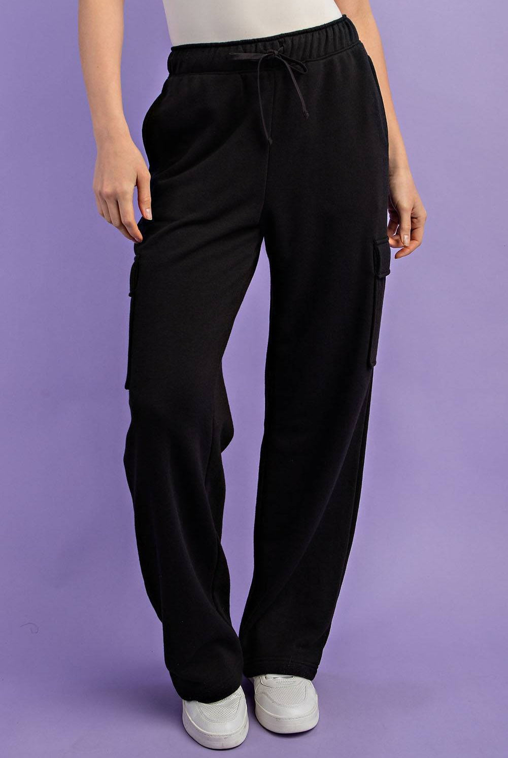 Straight Cargo Sweatpant - Hype Up