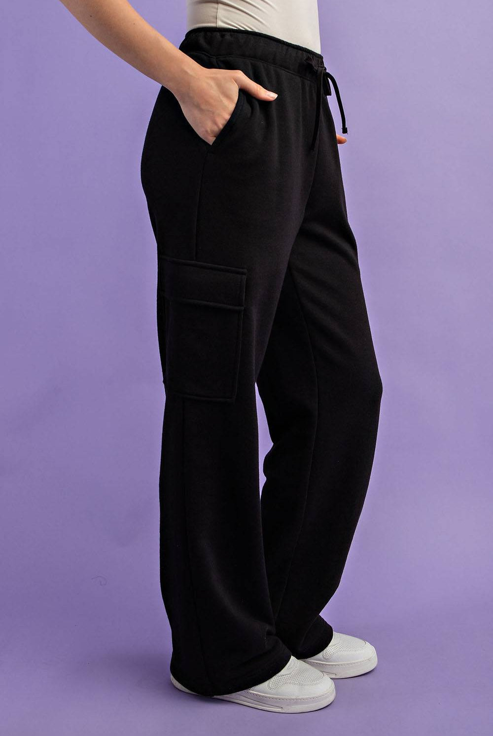 Straight Cargo Sweatpant - Hype Up