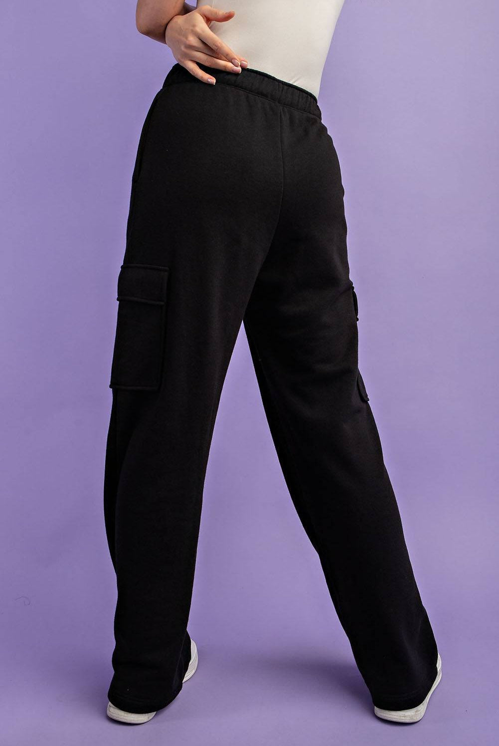 Straight Cargo Sweatpant - Hype Up