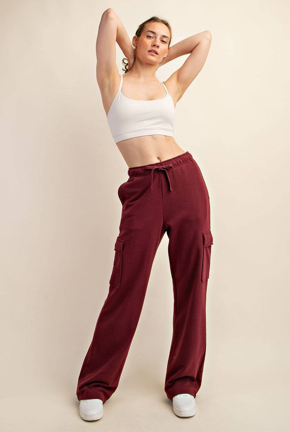 Straight Cargo Sweatpant - Hype Up